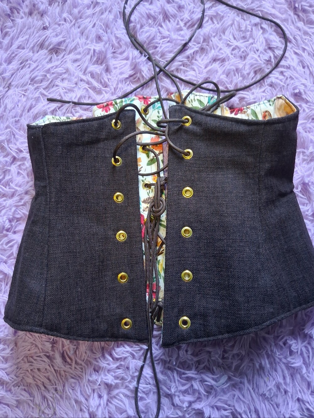 Eugenie Woodland Critters Reversible Underbust Corset